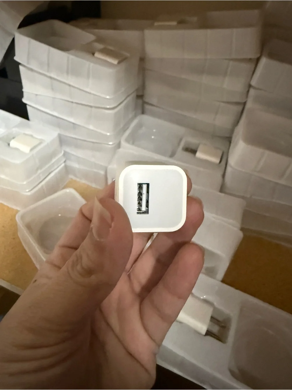 & Other Stories White USB Wall Charger Adapter